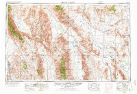 Death Valley California Historical topographic map, 1:250000 scale, 1 X 2 Degree, Year 1954