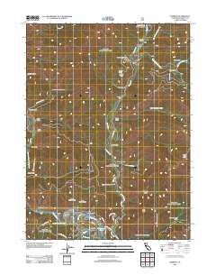 Dedrick California Historical topographic map, 1:24000 scale, 7.5 X 7.5 Minute, Year 2012