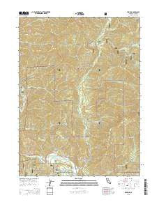 Dedrick California Current topographic map, 1:24000 scale, 7.5 X 7.5 Minute, Year 2015