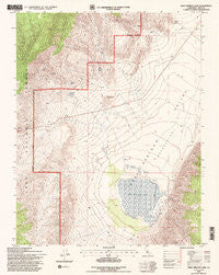 Deep Springs Lake California Historical topographic map, 1:24000 scale, 7.5 X 7.5 Minute, Year 1994