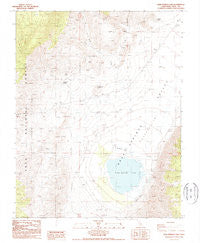Deep Springs Lake California Historical topographic map, 1:24000 scale, 7.5 X 7.5 Minute, Year 1987