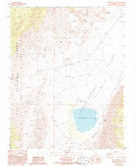 Deep Springs Lake California Historical topographic map, 1:24000 scale, 7.5 X 7.5 Minute, Year 1987