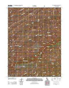 Deer Creek Flat California Historical topographic map, 1:24000 scale, 7.5 X 7.5 Minute, Year 2012