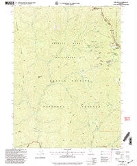 Dees Peak California Historical topographic map, 1:24000 scale, 7.5 X 7.5 Minute, Year 1998