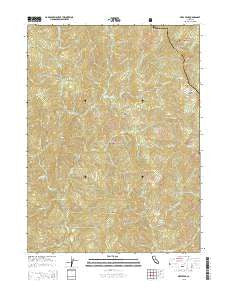 Dees Peak California Current topographic map, 1:24000 scale, 7.5 X 7.5 Minute, Year 2015