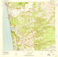 Del Mar California Historical topographic map, 1:24000 scale, 7.5 X 7.5 Minute, Year 1953