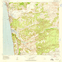 Del Mar California Historical topographic map, 1:24000 scale, 7.5 X 7.5 Minute, Year 1953