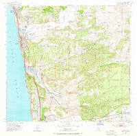 Del Mar California Historical topographic map, 1:24000 scale, 7.5 X 7.5 Minute, Year 1953