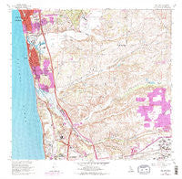 Del Mar California Historical topographic map, 1:24000 scale, 7.5 X 7.5 Minute, Year 1967