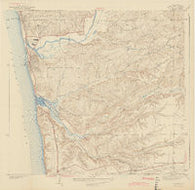 Del Mar California Historical topographic map, 1:31680 scale, 7.5 X 7.5 Minute, Year 1943
