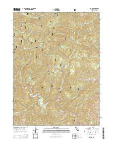 Del Loma California Current topographic map, 1:24000 scale, 7.5 X 7.5 Minute, Year 2015