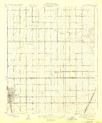 Delano California Historical topographic map, 1:31680 scale, 7.5 X 7.5 Minute, Year 1929