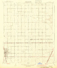 Delano California Historical topographic map, 1:31680 scale, 7.5 X 7.5 Minute, Year 1929