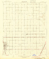 Delano California Historical topographic map, 1:31680 scale, 7.5 X 7.5 Minute, Year 1929