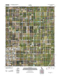 Delano East California Historical topographic map, 1:24000 scale, 7.5 X 7.5 Minute, Year 2012