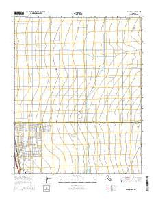 Delano East California Current topographic map, 1:24000 scale, 7.5 X 7.5 Minute, Year 2015