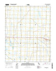 Delta Ranch California Current topographic map, 1:24000 scale, 7.5 X 7.5 Minute, Year 2015