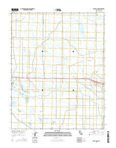 Delta Ranch California Current topographic map, 1:24000 scale, 7.5 X 7.5 Minute, Year 2015