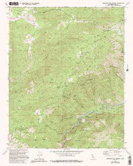 Democrat Hot Springs California Historical topographic map, 1:24000 scale, 7.5 X 7.5 Minute, Year 1972