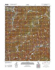 Democrat Hot Springs California Historical topographic map, 1:24000 scale, 7.5 X 7.5 Minute, Year 2012