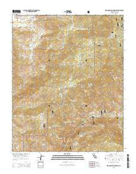 Democrat Hot Springs California Current topographic map, 1:24000 scale, 7.5 X 7.5 Minute, Year 2015