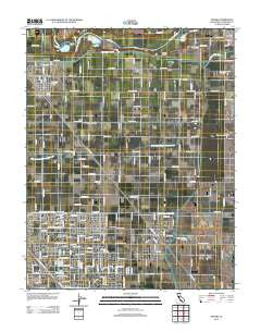 Denair California Historical topographic map, 1:24000 scale, 7.5 X 7.5 Minute, Year 2012