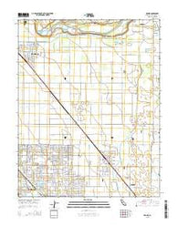 Denair California Current topographic map, 1:24000 scale, 7.5 X 7.5 Minute, Year 2015