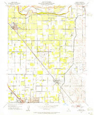 Denair California Historical topographic map, 1:24000 scale, 7.5 X 7.5 Minute, Year 1953