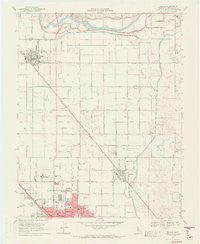 Denair California Historical topographic map, 1:24000 scale, 7.5 X 7.5 Minute, Year 1969