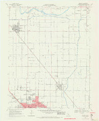 Denair California Historical topographic map, 1:24000 scale, 7.5 X 7.5 Minute, Year 1969