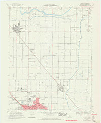 Denair California Historical topographic map, 1:24000 scale, 7.5 X 7.5 Minute, Year 1969