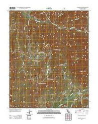 Dennison Peak California Historical topographic map, 1:24000 scale, 7.5 X 7.5 Minute, Year 2012