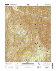 Dennison Peak California Current topographic map, 1:24000 scale, 7.5 X 7.5 Minute, Year 2015