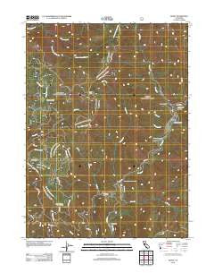 Denny California Historical topographic map, 1:24000 scale, 7.5 X 7.5 Minute, Year 2012