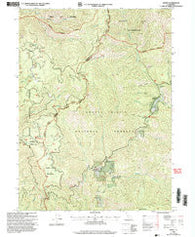 Denny California Historical topographic map, 1:24000 scale, 7.5 X 7.5 Minute, Year 1998