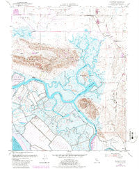 Denverton California Historical topographic map, 1:24000 scale, 7.5 X 7.5 Minute, Year 1953