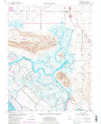 Denverton California Historical topographic map, 1:24000 scale, 7.5 X 7.5 Minute, Year 1980