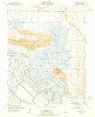 Denverton California Historical topographic map, 1:24000 scale, 7.5 X 7.5 Minute, Year 1953