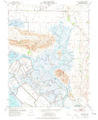 Denverton California Historical topographic map, 1:24000 scale, 7.5 X 7.5 Minute, Year 1953