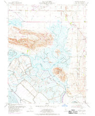 Denverton California Historical topographic map, 1:24000 scale, 7.5 X 7.5 Minute, Year 1953