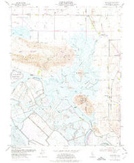 Denverton California Historical topographic map, 1:24000 scale, 7.5 X 7.5 Minute, Year 1953