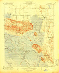 Denverton California Historical topographic map, 1:31680 scale, 7.5 X 7.5 Minute, Year 1918