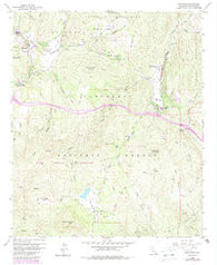 Descanso California Historical topographic map, 1:24000 scale, 7.5 X 7.5 Minute, Year 1960