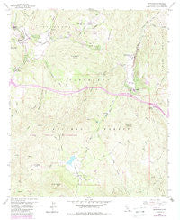 Descanso California Historical topographic map, 1:24000 scale, 7.5 X 7.5 Minute, Year 1960