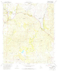 Descanso California Historical topographic map, 1:24000 scale, 7.5 X 7.5 Minute, Year 1960