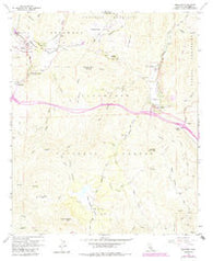 Descanso California Historical topographic map, 1:24000 scale, 7.5 X 7.5 Minute, Year 1960