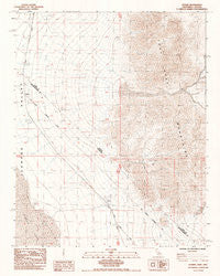 Desert California Historical topographic map, 1:24000 scale, 7.5 X 7.5 Minute, Year 1985