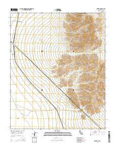 Desert California Current topographic map, 1:24000 scale, 7.5 X 7.5 Minute, Year 2015
