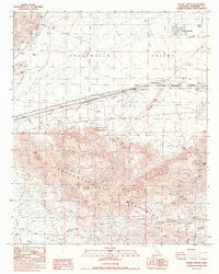 Desert Center California Historical topographic map, 1:24000 scale, 7.5 X 7.5 Minute, Year 1986