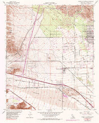 Desert Hot Springs California Historical topographic map, 1:24000 scale, 7.5 X 7.5 Minute, Year 1955
